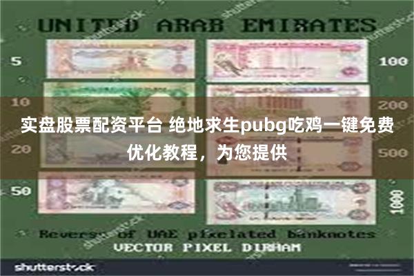 实盘股票配资平台 绝地求生pubg吃鸡一键免费优化教程，为您提供