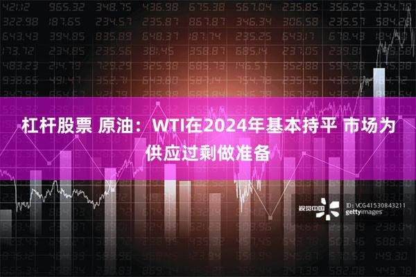 杠杆股票 原油：WTI在2024年基本持平 市场为供应过剩做准备